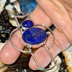 Lapis Lazuli Pendant 2 7/8”